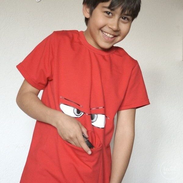 Schnittmuster Kindershirt mit Eingrifftasche Gr. 74-146 (Monster Shirt) - Bild 5