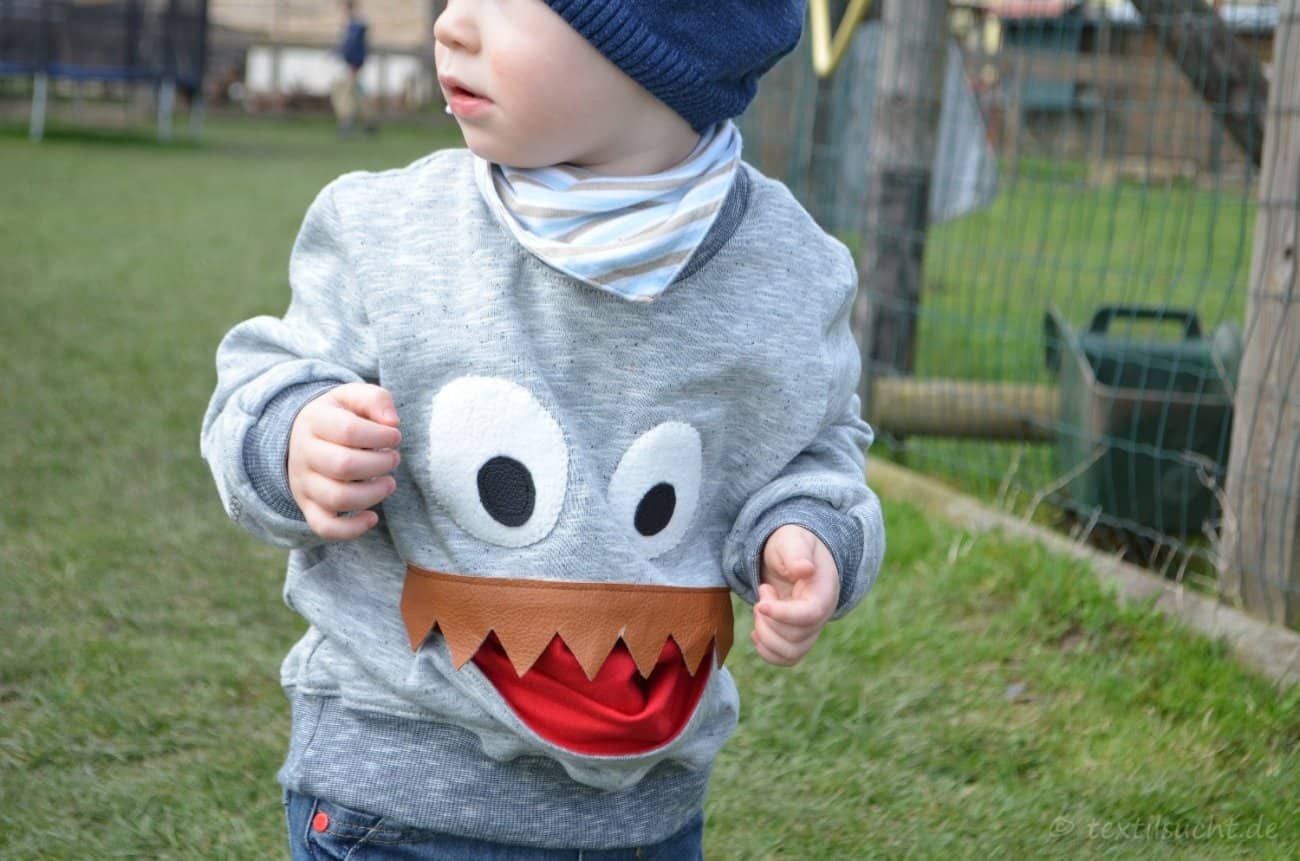 Schnittmuster Kindershirt: Das Waaahhh Monstershirt zum selber nähen