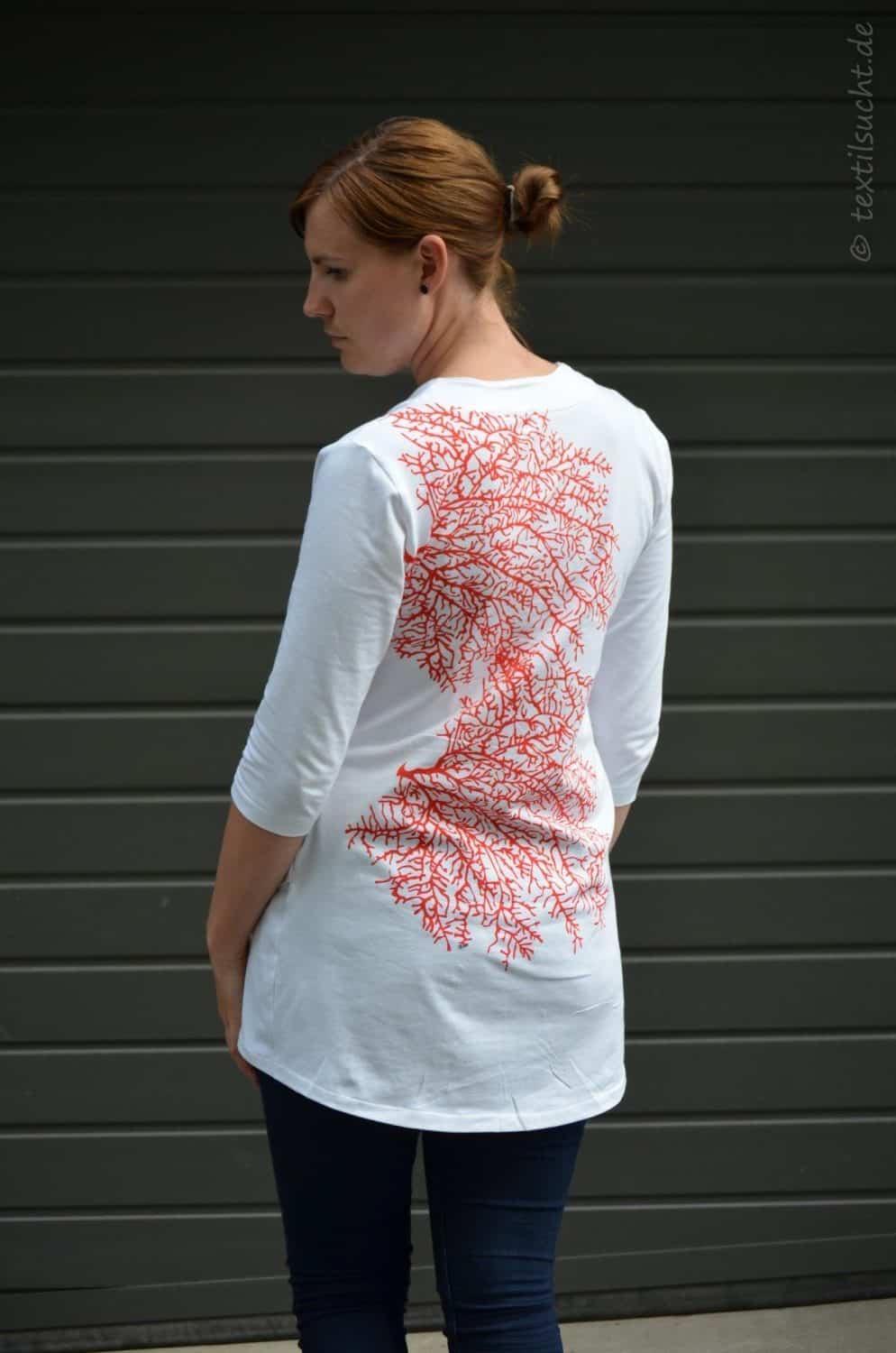 Meine neue Verano-Bluse aus Rote Koralle Baumwolljersey von Abenteuerstoffe - Bild 3