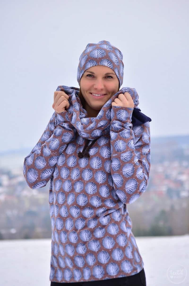 Mein neues selbstgenähtes Wintershirt: Lillestoff Winterblatt trifft auch Frau Madita - Bild 3 | textilsucht.de