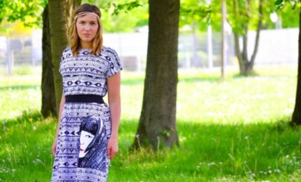 Sommerkleid nähen: Schnittmuster Kleid Federleicht im Hippielook