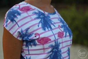 ﻿Nähen für den Sommer: Flamingo Shirt Amylee