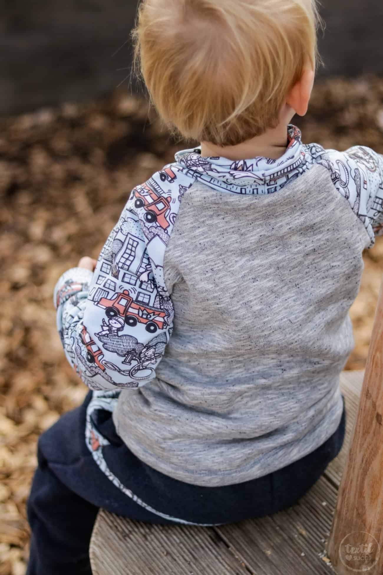 Kinderoutfit aus Walkhose und Sweater nähen - Bild 7 – textilsucht.de