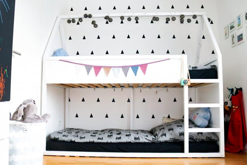 Ikea Kura Haus-Hochbett Bauanleitung und ein paar tolle Ideen für's Kinderzimmer