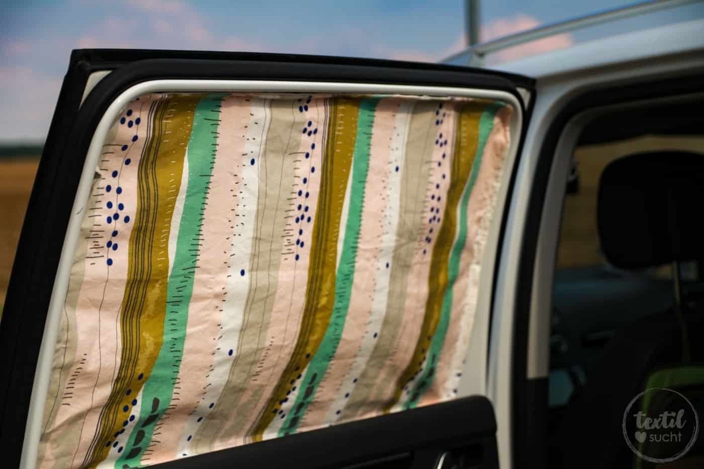 Auto-seitenfenster-sonnenschutz, Einlagige Magnetische