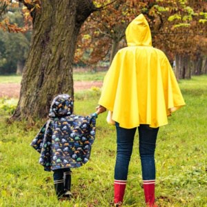 KombiEbook Regenponcho für Erwachsene und Kinder