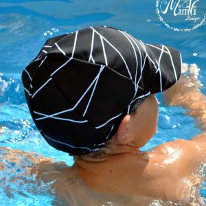 Schnittmuster Badehut / Schirmütze mit Nackenschutz für Kinder