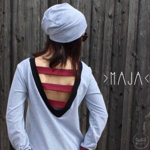 Schnittmuster Longshirt mit Rückenausschnitt - textilsucht (12)